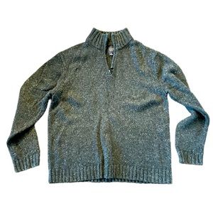 XL Wool Gap Quarter Zip Sweater